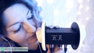 SFW ASMR - Intense Girlfriend Ear Licking - PASTEL ROSIE Non Nude Tingly Ear Eating - Tongue Fetish