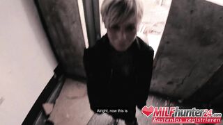 MILF Hunter nails skinny MILF Vicky Hundt in an abandoned place! milfhunter24