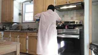 Homemade Arab Wife Doggystyle Fuck In The Kitchen