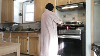 Homemade Arab Wife Doggystyle Fuck In The Kitchen