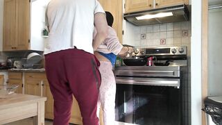 Homemade Arab Wife Doggystyle Fuck In The Kitchen