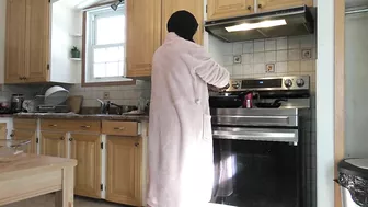 Homemade Arab Wife Doggystyle Fuck In The Kitchen