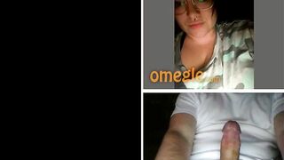 omegle-milf with giant boobs and open mouth mak ...