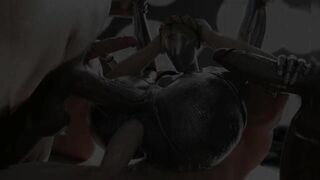 Atomic Heart - Twin Stuck in Double DP Gangbang Part 2 (Animation with Sound)