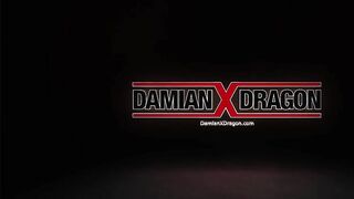 Muscular Asian Damian X Dragon Fucks Hairy FTM Stevie Trixx