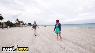 BANGBROS - Busty Anna Bell Peaks Throws Fan A Bone Before Going To Work