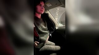 quick sex in car in public with creampie - Darcy Dark