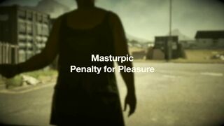 Mistress Aprils ebony female slave gets punished for masturbating without permission