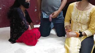 Jagda rhi Bibiyo Ko Lund Chusakar Bari-Bari Se Choda - Desi Threesome Porn In Hindi