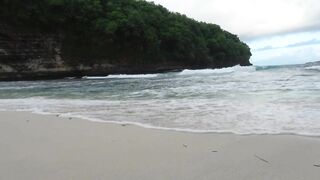 MEDITATION ON THE BEACH, DEEP BLOWJOB FROM A STRANGER!