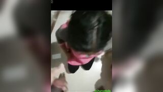 Desi aunty dick sucking