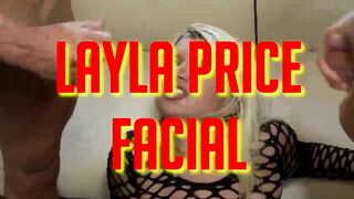 Massive Bukkake Facial Layla -Rubin-