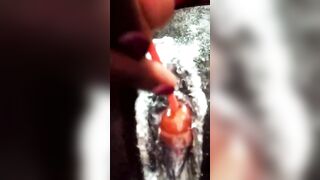 Masturbating with a candy ????????