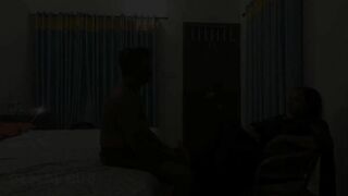 beautiful south indian lady in black saree lovemaking scene with boyfriend in hotel room