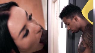 HORNYHOSTEL - (Eveline Dellai, Freddy Gong) - Can Hardly Fit That Monster BBC In Her Ass