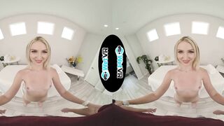 WETVR Sexy Blonde Spreads Legs During POV Vr Fuck