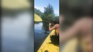 Asian Blowjob & Cumshot on a Kayak