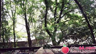 PUBLIC PARK-FUCK Tatjana Young Banged by Stranger in the woods dates66.com