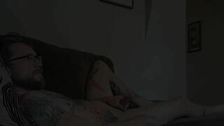 Amateur couple fucks on the couch - all one shot!