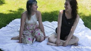 Ersties - Hot Babes Play Outdoors Together