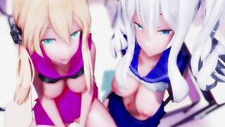 MMD Kashima and Prinz Sex Vol 1