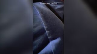 Fuck hard hard while she films. Then cums on her small pink tits while she fingering his ass. POV