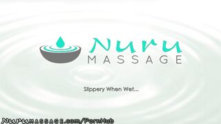 Nuru Massage Asian Slips and Slides on Client