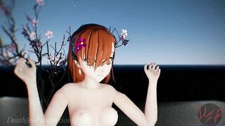 MMD R18 4k Misaka Mikoto bikini & stockings - hi fi raver - 1029