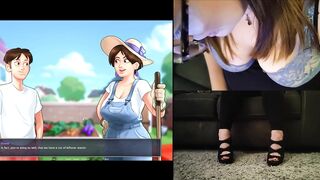 Summertime Saga episode 20 - A Bit of Girl-on-Girl (with foot and chest cam)