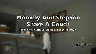 Mommy And StepSon Share A Couch