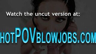 Horny slut gags on dick pov sucking (Jonni Darkko, Winston Burbank)