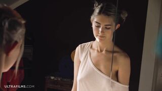 ULTRAFILMS Famous model Eva Elfie fucking her boyfriend in their bed in this hot video