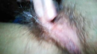 Hirsute Hairy Solo ManyVids Onlyfans PAWG PinkMoonLust Smells Own Hairiest Pussy Touches Labia Lips