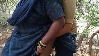 Indian village wife sumithra cheating her husband friend outdoor fucking