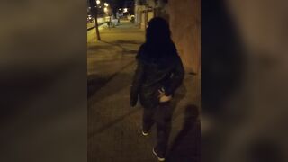 Walking nude in my hometown streets afraid to be discovered
