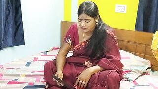 Indian hot bhabi need to fuck harder, so she called her step brother to get fucked harder,