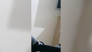 Step mom with big ass and black thongs get fucked by step son in front of daughter