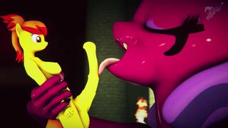 Giantess Sphinx mlp - Anthro sex with big cock