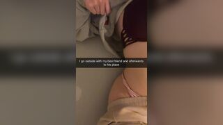 Girlfriend sends videos while cheating Snapchat Cuckold