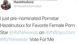 Vote For Me Pornstar Hazelnutxxx On avnstars.com