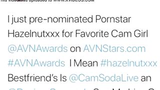 Vote For Me Pornstar Hazelnutxxx On avnstars.com