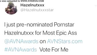 Vote For Me Pornstar Hazelnutxxx On avnstars.com