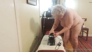 Sexy Granny Uses Her Fucking Machine To Get Relief
