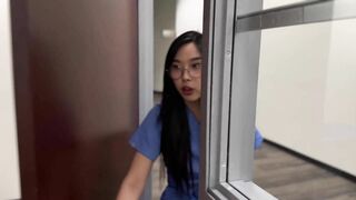 Creepy Doctor Convinces Young Medical Intern Korean Girl to Fuck to Get Ahead