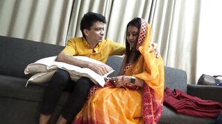 A mature brother in Law came to the house of a lonely house wife and fuck her, full Hinidi Audio, Tina and Gaur.