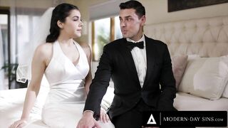 MODERN-DAY SINS - Groomsman ASSFUCKS Italian Bride Valentina Nappi On Wedding Day + REMOTE BUTT PLUG