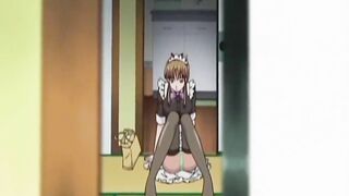 FUCKMELIKEAMONSTER - Anime maid masturbates and gets wet