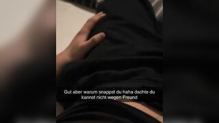Cheating Girlfriends fucks Anal for Guy Snapchat German