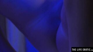 This petite beauty masturbates to a mind blowing orgasm for you