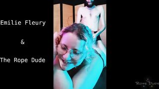 Emilie Fleury and The rope dude doggystyle short version